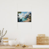 Poster Rêverie côtière (Cuisine)