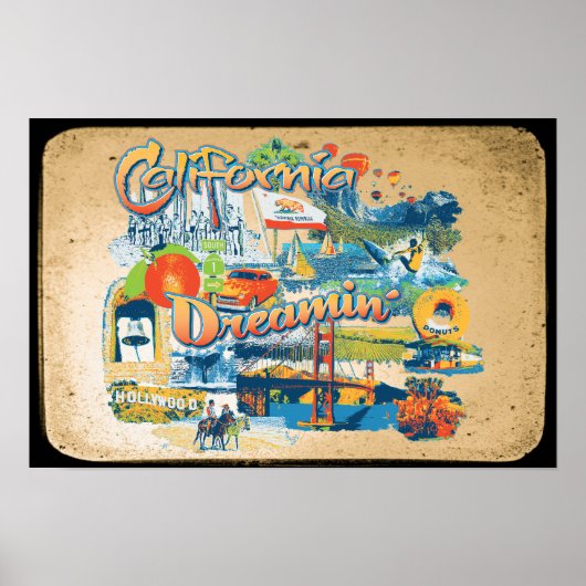 Poster Rêverie de Californie (Devant)