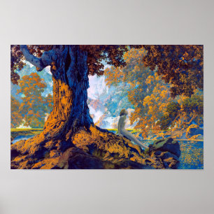 Poster Rêverie Maxfield Parrish