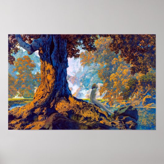 Poster Rêverie | Maxfield Parrish | (Devant)