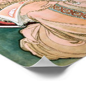 Poster Reverie par Alphonse Mucha Décoratif (Coin)