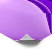 Poster Rêves arc-en-ciel violet 3D, Alien (Coin)