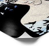 Poster Rêves au Clair de Lune : Liberté et Solitude (Coin)