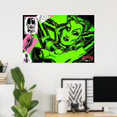 Poster Rêves carnivores (Bureau à domicile)