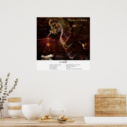 Poster Rêves d'enfants (Cuisine)