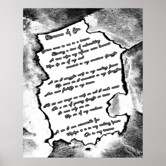 Poster Rêves du péché (Devant)