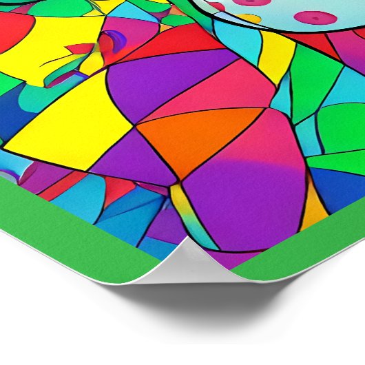 Poster Rêves d'une enfance caricaturée (Coin)