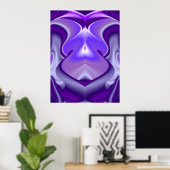 Poster Rêves pourpres (Bureau à domicile)