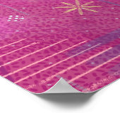 Poster Rêves roses abstraits (Coin)