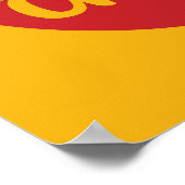 Poster Rêves sucrés amusants faits de fromage cuisine de  (Coin)