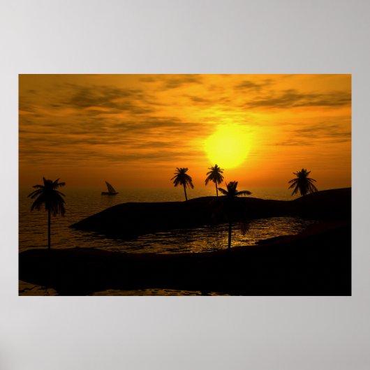Poster Rêves tropicaux (Devant)