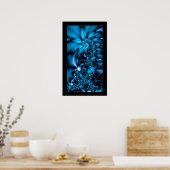 Poster Rêves turquoises (Cuisine)