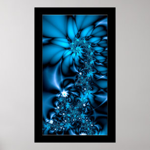 Poster Rêves turquoises