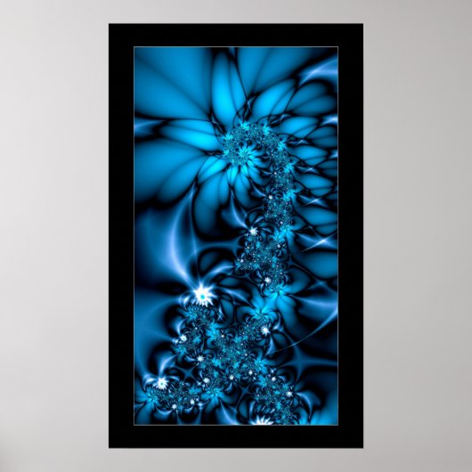Poster Rêves turquoises (Devant)