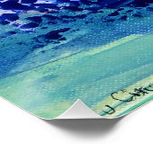 Poster "Rêves Vifs", Art Abstrait (Coin)