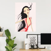 Poster rêveur (Bureau à domicile)