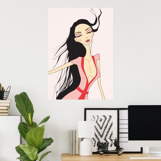 Poster rêveur (Bureau à domicile)