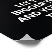 Poster Rêvez Plus Gros Que Vos Craintes - Motivation Wolf (Coin)