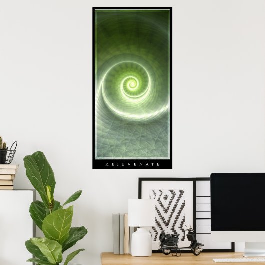 Poster Revigorer (Bureau à domicile)