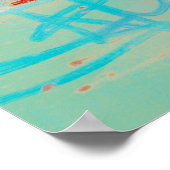 Poster Révision de la méditation 1 - Peinture paysagère A (Coin)