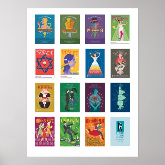 Poster Revival Theatre Company Cinq Saisons (Devant)