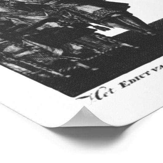 Poster Révocation de l'édit de Nantes (Coin)