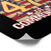 Poster Révolution Du Bon Sens Trump 47 Président (Coin)