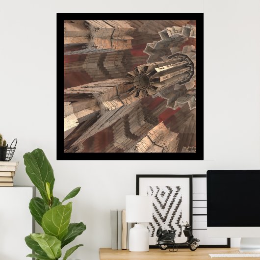 Poster révolution industrielle (Bureau à domicile)