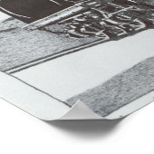 Poster "Révolution industrielle" Dessin d'encre de Locomo (Coin)