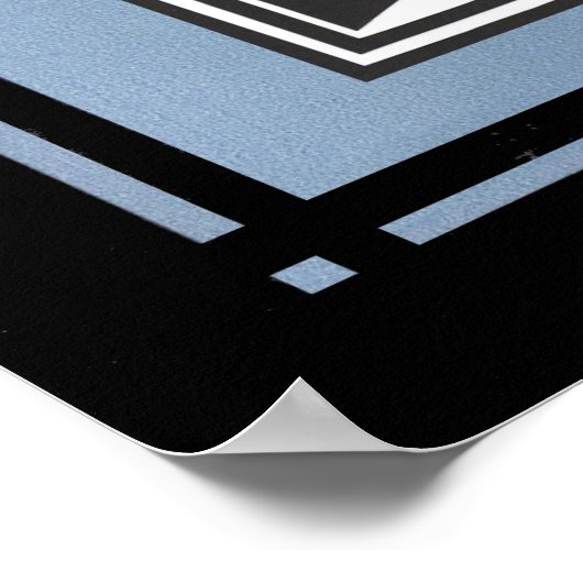 Poster RÉVOLUTION noir gris rouge (Coin)