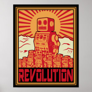 Poster révolution robotique