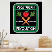 Poster Révolution végétarienne (Cuisine)