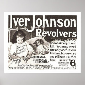 Poster Revolver vintage et ne pas essayer à la maison