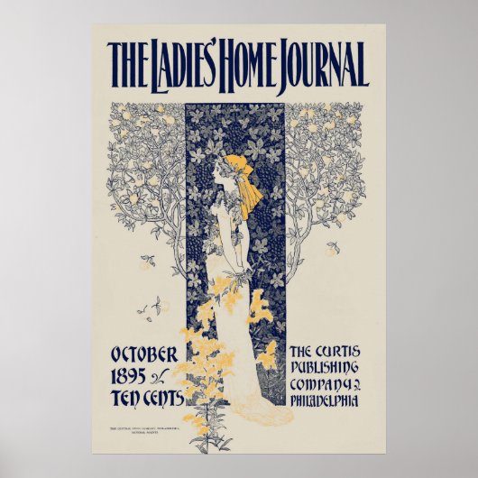 Poster Revue Art Nouveau vintage de 1895 (Devant)