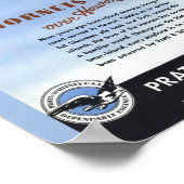 Poster Revue de couverture de l'avion vintage Aviation (Coin)