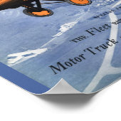 Poster Revue de couverture de l'avion vintage Aviation (Coin)