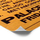 Poster Revue magique de Houdini, 1914. Publicité vintage (Coin)