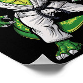 Poster Rex Martial Arts Dinosaur Jiu-jitsu Bjj Karate (Coin)