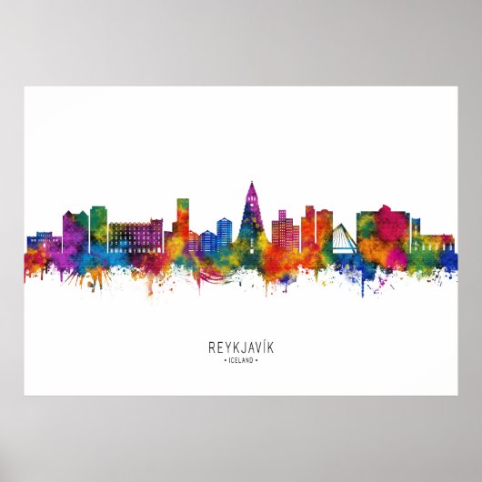 Poster Reykjavik (Devant)