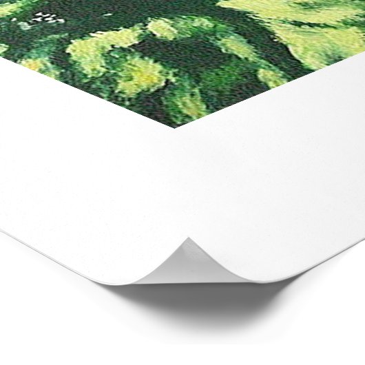 Poster Reykjavik Islande paysage art par Pola.B.Alex (Coin)