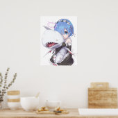 Poster ReZero Rem mignon (Cuisine)