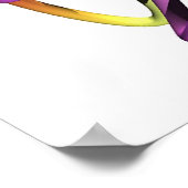 Poster RGBCube - Blanc (Coin)