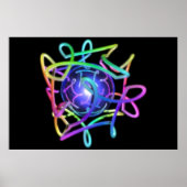 Poster RGBCube - Noir (Devant)