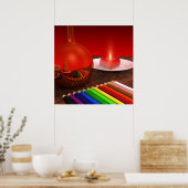 Poster Rhapsodie en rouge (Cuisine)