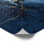 Poster "Rhapsodie Indigo" (Coin)