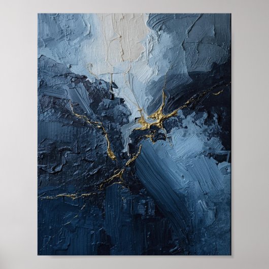 Poster "Rhapsodie Indigo" (Devant)