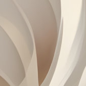 Poster "Rhapsodie plumée" | Art abstrait beige