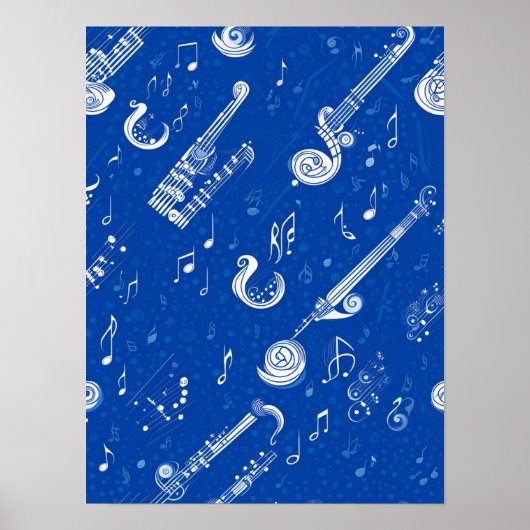 Poster Rhapsody en bleu (Devant)
