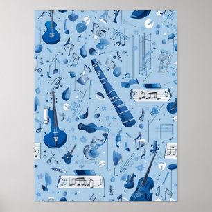 Poster Rhapsody en bleu