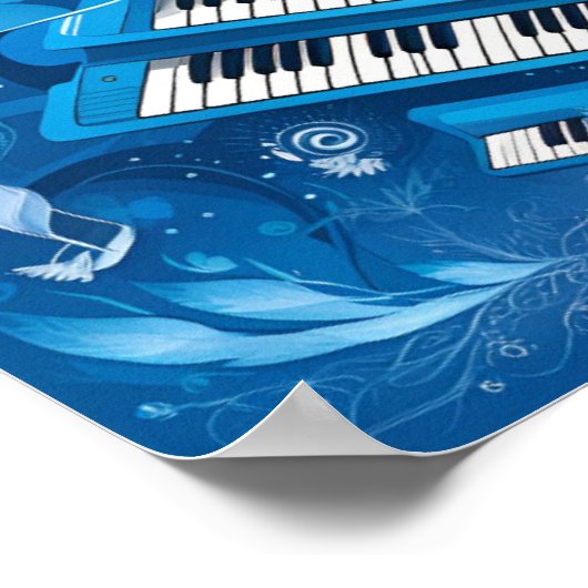 Poster Rhapsody en bleu (Coin)